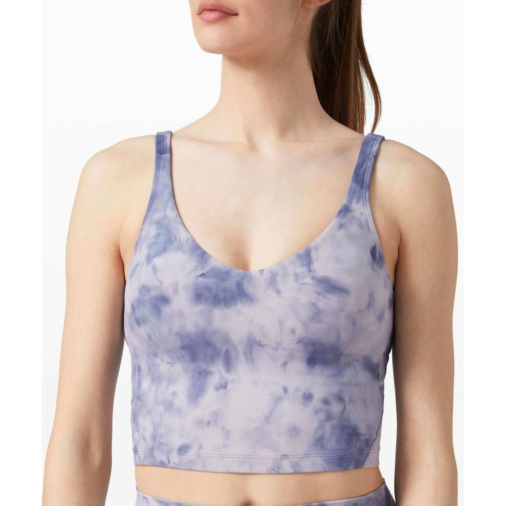 Lululemon Womens Align Tank Top Size 10 Blue Diamond Dye Yoga Athleisure Pilates